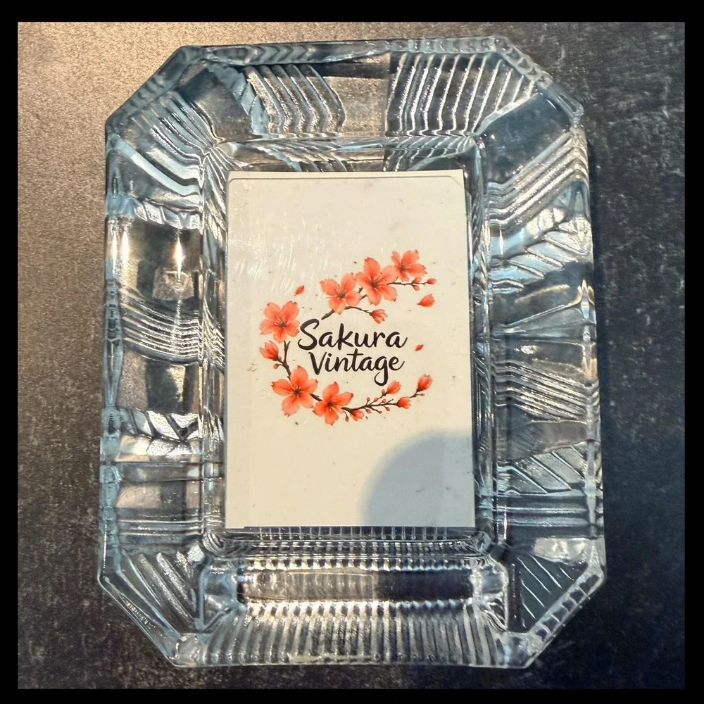 Vintage Lead Crystal Mini Picture Frame 2.5x4 Tabletop Portrait Frame 1990s